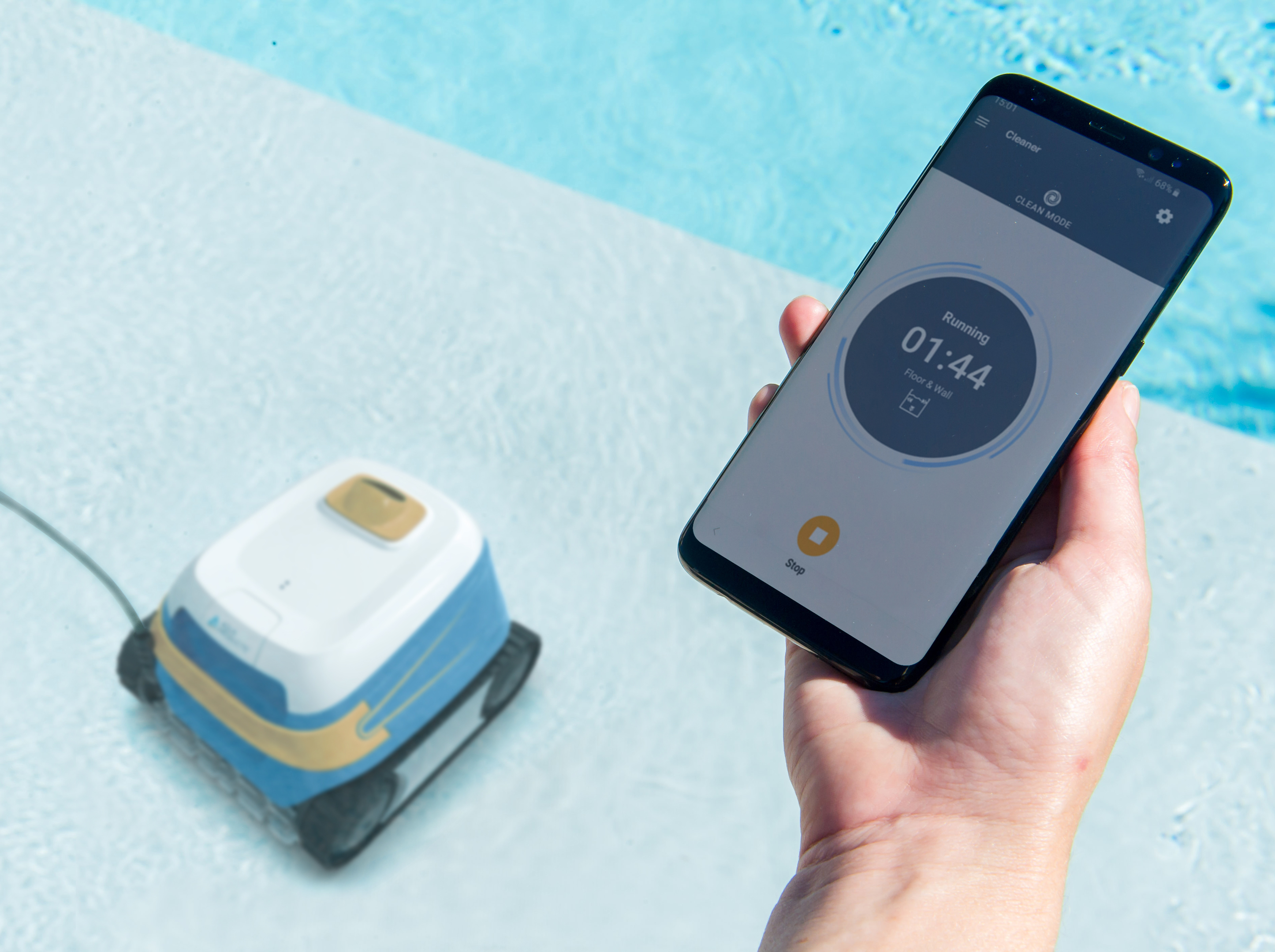 Aqua Products Evo 614 iQ Smart Robotic Pool Cleaner with iAquaLink