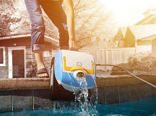 Powerful cleaning for smaller in-ground pools